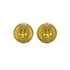 VINTAGE CHANEL EARRINGS COLOR STONE LOGO BLUE GOLD ACCESSORY 94A 90319607