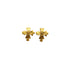 VINTAGE CHANEL EARRINGS CROSS COCOMARK GOLD ACCESSORY 94P 90337702