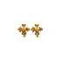 VINTAGE CHANEL EARRINGS CROSS COCOMARK GOLD ACCESSORY 94P 90337702