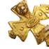 VINTAGE CHANEL EARRINGS CROSS COCOMARK GOLD ACCESSORY 94P 90337702