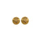 VINTAGE CHANEL EARRINGS CROWN COCOMARK ROUND GOLD ACCESSORY 96A 90339135