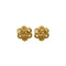 VINTAGE CHANEL EARRINGS FLOWER COCOMARK GOLD ACCESSORY 96P 90339110