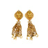 VINTAGE CHANEL EARRINGS FRINGE LOGO GOLD ACCESSORY 90334182