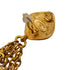 VINTAGE CHANEL EARRINGS FRINGE LOGO GOLD ACCESSORY 90334182