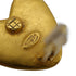 VINTAGE CHANEL EARRINGS HEART COCOMARK GOLD ACCESSORY 95P 90330707