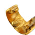 VINTAGE CHANEL EARRINGS HOOP LOGO GOLD ACCESSORY 28 90338278
