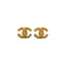 VINTAGE CHANEL EARRINGS LAVA COCOMARK GOLD ACCESSORY 93A 90337712