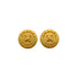VINTAGE CHANEL EARRINGS LOGO BUTTON MOTIF ACCESSORY 94A 90326610