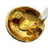 VINTAGE CHANEL EARRINGS LOGO ROUND GOLD ACCESSORY 90326224
