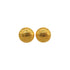 VINTAGE CHANEL EARRINGS LOGO ROUND GOLD ACCESSORY 90337710