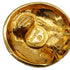 VINTAGE CHANEL EARRINGS LOGO ROUND GOLD ACCESSORY 90337710
