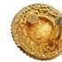 VINTAGE CHANEL EARRINGS LOGO ROUND GOLD ACCESSORY 90337711