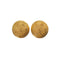 VINTAGE CHANEL EARRINGS LOGO ROUND GOLD ACCESSORY 90323143