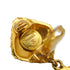 VINTAGE CHANEL EARRINGS MADEMOISELLE MATELASSE SWING GOLD ACCESSORY 90338276
