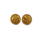 VINTAGE CHANEL EARRINGS MADEMOISELLE RHINESTONE ROUND ACCESSORY 90331677
