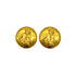 VINTAGE CHANEL EARRINGS MADEMOISELLE ROUND ACCESSORY 90325790