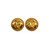 VINTAGE CHANEL EARRINGS MADEMOISELLE ROUND GOLD ACCESSORY 90348347