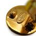 VINTAGE CHANEL EARRINGS MATELASSE BAG MOTIF GOLD ACCESSORY 95A 90331379
