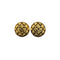 VINTAGE CHANEL EARRINGS MATELASSE COCOMARK GOLD ACCESSORY 25 90323113