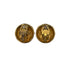 VINTAGE CHANEL EARRINGS MATELASSE COCOMARK GOLD ACCESSORY 25 90323113