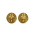 VINTAGE CHANEL EARRINGS MATELASSE COCOMARK ROUND ACCESSORY 90328006
