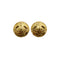 VINTAGE CHANEL EARRINGS MATELASSE COCOMARK ROUND ACCESSORY 94P 90330686