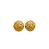 VINTAGE CHANEL EARRINGS MATELASSE ROUND COCOMARK GOLD ACCESSORY 90350570
