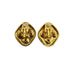 VINTAGE CHANEL EARRINGS RHINESTONE GOLD ACCESSORY 90328957