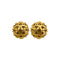VINTAGE CHANEL EARRINGS ROUND COCOMARK ACCESSORY 25 90334993