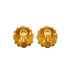 VINTAGE CHANEL EARRINGS ROUND COCOMARK ACCESSORY 25 90334993