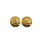 VINTAGE CHANEL EARRINGS ROUND COCOMARK ACCESSORY 90326617