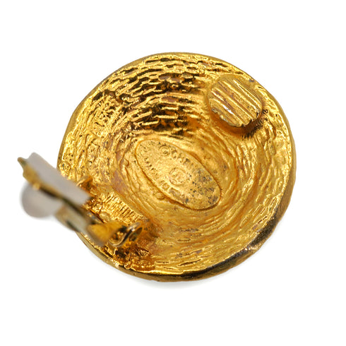 VINTAGE CHANEL EARRINGS ROUND COCOMARK ACCESSORY 90334882
