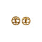 VINTAGE CHANEL EARRINGS ROUND COCOMARK ACCESSORY 90335015