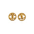 VINTAGE CHANEL EARRINGS ROUND COCOMARK ACCESSORY 90335015