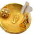 VINTAGE CHANEL EARRINGS ROUND COCOMARK ACCESSORY 94A 90334999