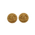 VINTAGE CHANEL EARRINGS ROUND COCOMARK ACCESSORY 94A 90335318