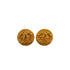 VINTAGE CHANEL EARRINGS ROUND COCOMARK ACCESSORY 94A 90348354