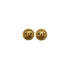 VINTAGE CHANEL EARRINGS ROUND COCOMARK CHAIN GOLD ACCESSORY 90337696