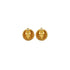VINTAGE CHANEL EARRINGS ROUND COCOMARK CHAIN GOLD ACCESSORY 90337696