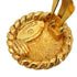 VINTAGE CHANEL EARRINGS ROUND COCOMARK CHAIN GOLD ACCESSORY 90337696