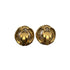 VINTAGE CHANEL EARRINGS ROUND COCOMARK FAUX PEARL ACCESSORY 94A 90327108
