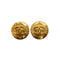 VINTAGE CHANEL EARRINGS ROUND COCOMARK GOLD 28 ACCESSORY 90334256