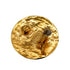 VINTAGE CHANEL EARRINGS ROUND COCOMARK GOLD 28 ACCESSORY 90334256