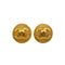 VINTAGE CHANEL EARRINGS ROUND COCOMARK GOLD ACCESSORY 29 90335757