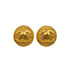 VINTAGE CHANEL EARRINGS ROUND COCOMARK GOLD ACCESSORY 29 90335757