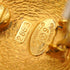VINTAGE CHANEL EARRINGS ROUND COCOMARK GOLD ACCESSORY 29 90335757