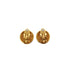 VINTAGE CHANEL EARRINGS ROUND COCOMARK GOLD ACCESSORY 29 90339134