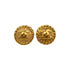 VINTAGE CHANEL EARRINGS ROUND COCOMARK GOLD ACCESSORY 90335905