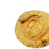 VINTAGE CHANEL EARRINGS ROUND COCOMARK GOLD ACCESSORY 90338267