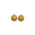 VINTAGE CHANEL EARRINGS ROUND COCOMARK GOLD ACCESSORY 93P 90338901